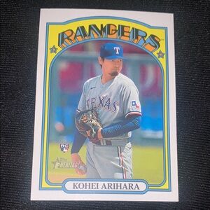 Texas Rangers Baseball Card